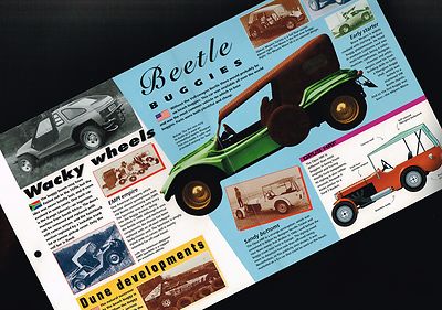 vintage DUNE BUGGY Brochure MEYERS MANX,TURISTA,EMPI,OPUS HRF