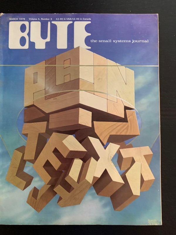 Vintage Byte magazine - March 1979