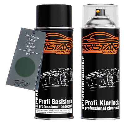 Lack Spraydosen Set für Chrysler Dodge Jeep Viper VF7 Seaspray Green Metallic