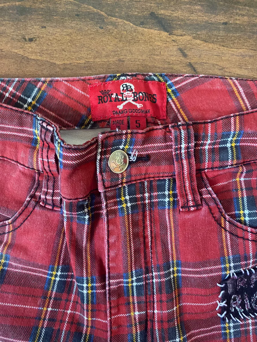 Plaid and deals jeans