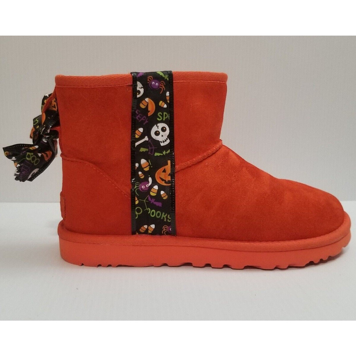 UGG Women Customized Halloween Side Logo II Fur Lined Boots