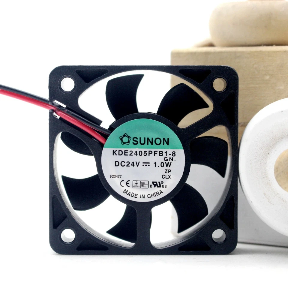 SUNON Cooling Fan KDE2405PFB1-8 5010 DC 24V 1.0W 5CM 50x50x10mm 2"x2"x0.4" - Image 4 of 4