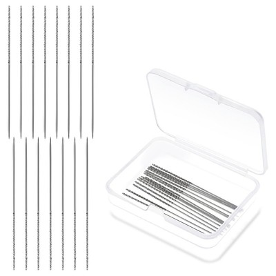 15 Stck. Haken Reparatur Nadel Reparatur Strick und gewebtes Werkzeug 2,36 x 0,03 Zoll 7014