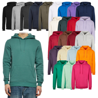 Build Your Brand - Heavy Hoodie, Herren Hooded Sweatshirt, Kapuzenpulli BY011