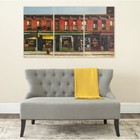 SAFAVIEH Main Street Triptych Wall Art | 20" x 20" |