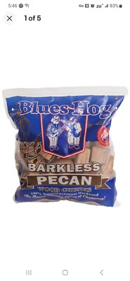 Blues Hog Pecan Wood Chunks Barkless Natural Premium 300 Cubic Inches Bag 92101