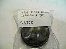 HALF PENNY   1799   GEORGE  111      S3778