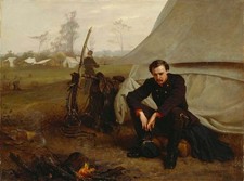 stunning oil painting handpainted on canvas  "At The Front"