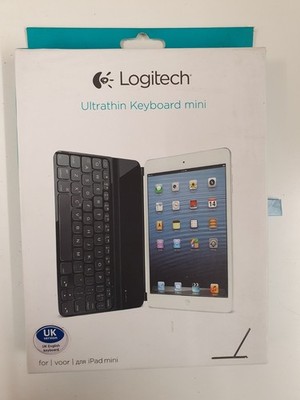 Logitech Ultrathin Keyboard Mini für iPad Mini, Englisch UK Schwarz NEU Originalverpackt.