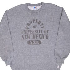VINTAGE UNIVERSITY OF NEW MEXICO RUSSELL SWEATSHIRT 1990S XL MADE IN USA