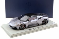 1:18 BBR Maserati MC20 Coupe 2020 Grigio Misterio Dealer Version