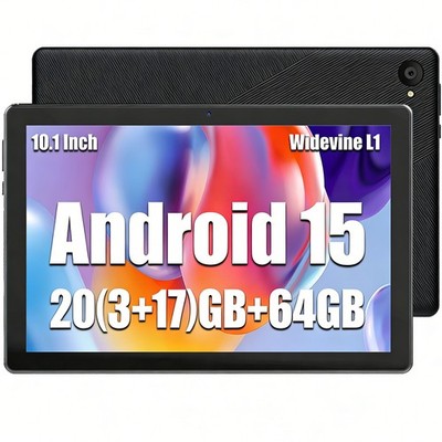 AEEZO Android 15 Tablet 10.1 inch IPS dispay 20+64GB ROM WiDevine L1 Octa-Core