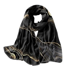 Large Long Satin Scarf Silk Feeling Lightweight Shawls for Women Girls