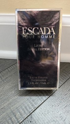 NEW SEALED - Escada Pour Homme Light Silver Edition EDT Spray 2.5 FL. OZ.