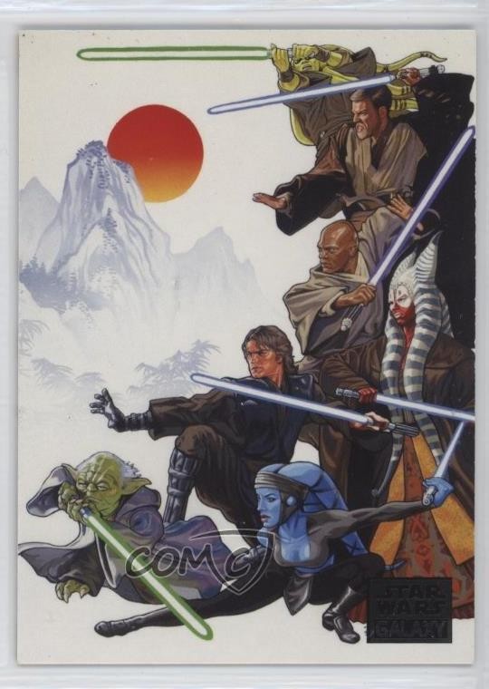2012 Topps Star Wars Galaxy Series 7 Jedi A La Kurosawa #52 8d4