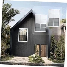 2 Pcs 24"x36" Shed Windows with Tempered Glass & Fiberglass 24" x 36" White