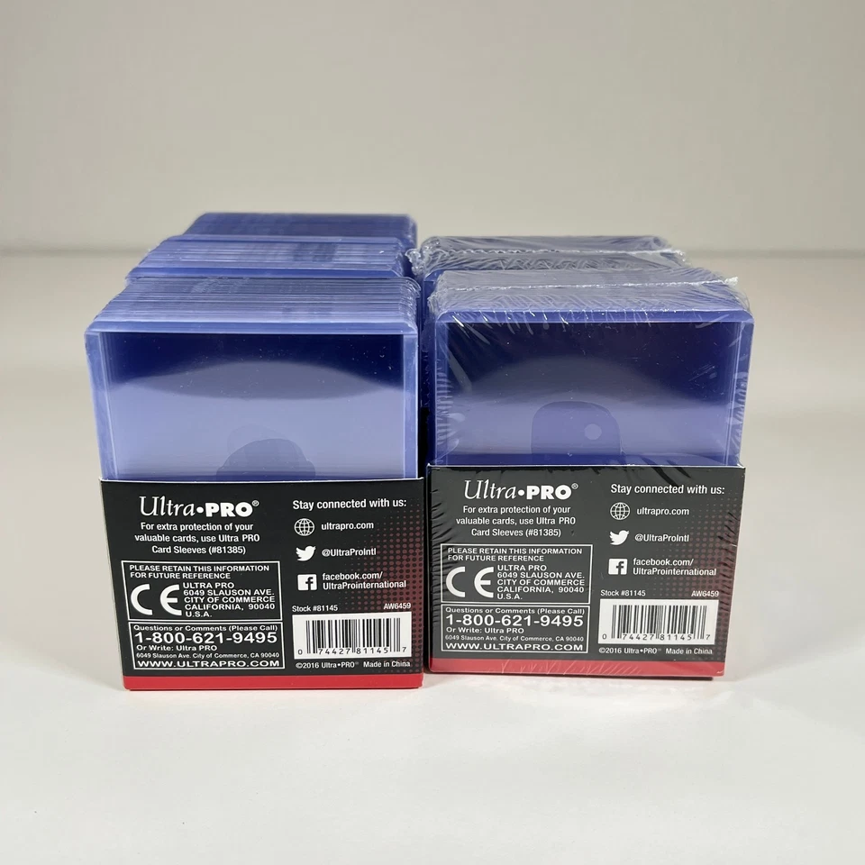 Lote de 125 Ultra PRO 3x4 Premium Top Loaders Toploaders para tarjetas coleccionables Foto 3 de 4