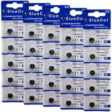 BlueDot Trading CR927 Lithium Manganese Dioxide (Li-MnO2) Button Coin Cell Ba...