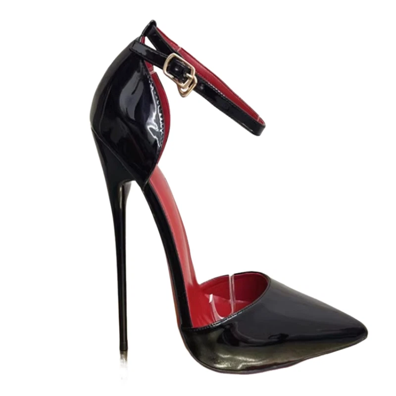 Moda Para mujeres Zapatos de salón con tiras Punta Tacones altos Sexy Prendas para club nocturno Zapatos Foto 4 de 4