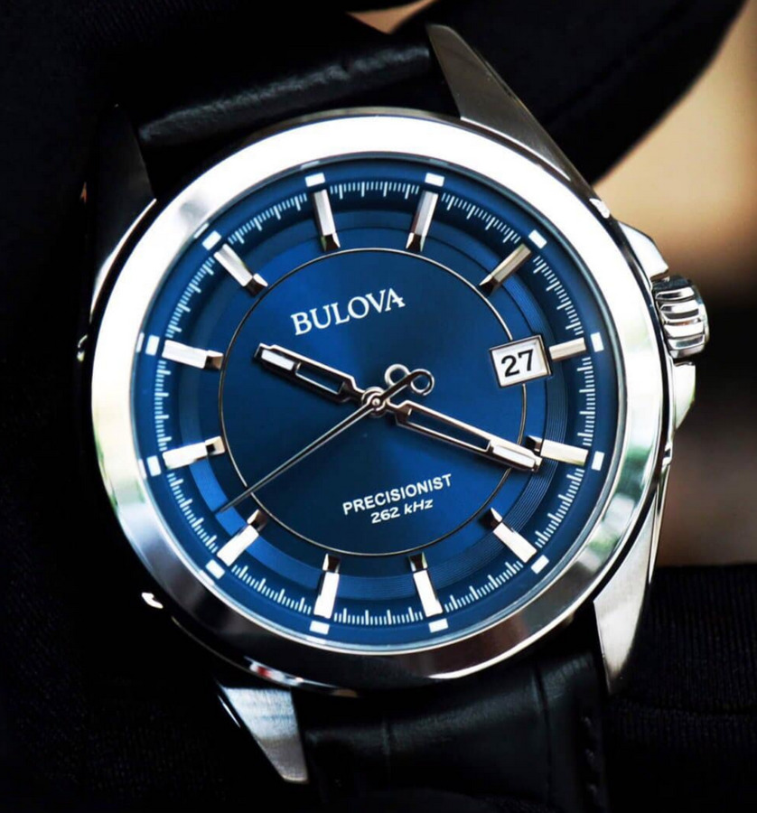 Bulova Precisionist Blue Men's Watch - 96B257 for sale online | eBay