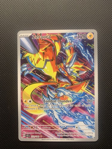 Zeraora 151/142 Sv07: Stellar Crown Holo NM IR ILLUSTRATION RARE