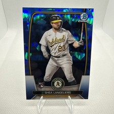 2023 Bowman Chrome Sapphire Edition Shea Langeliers #95 Rookie RC