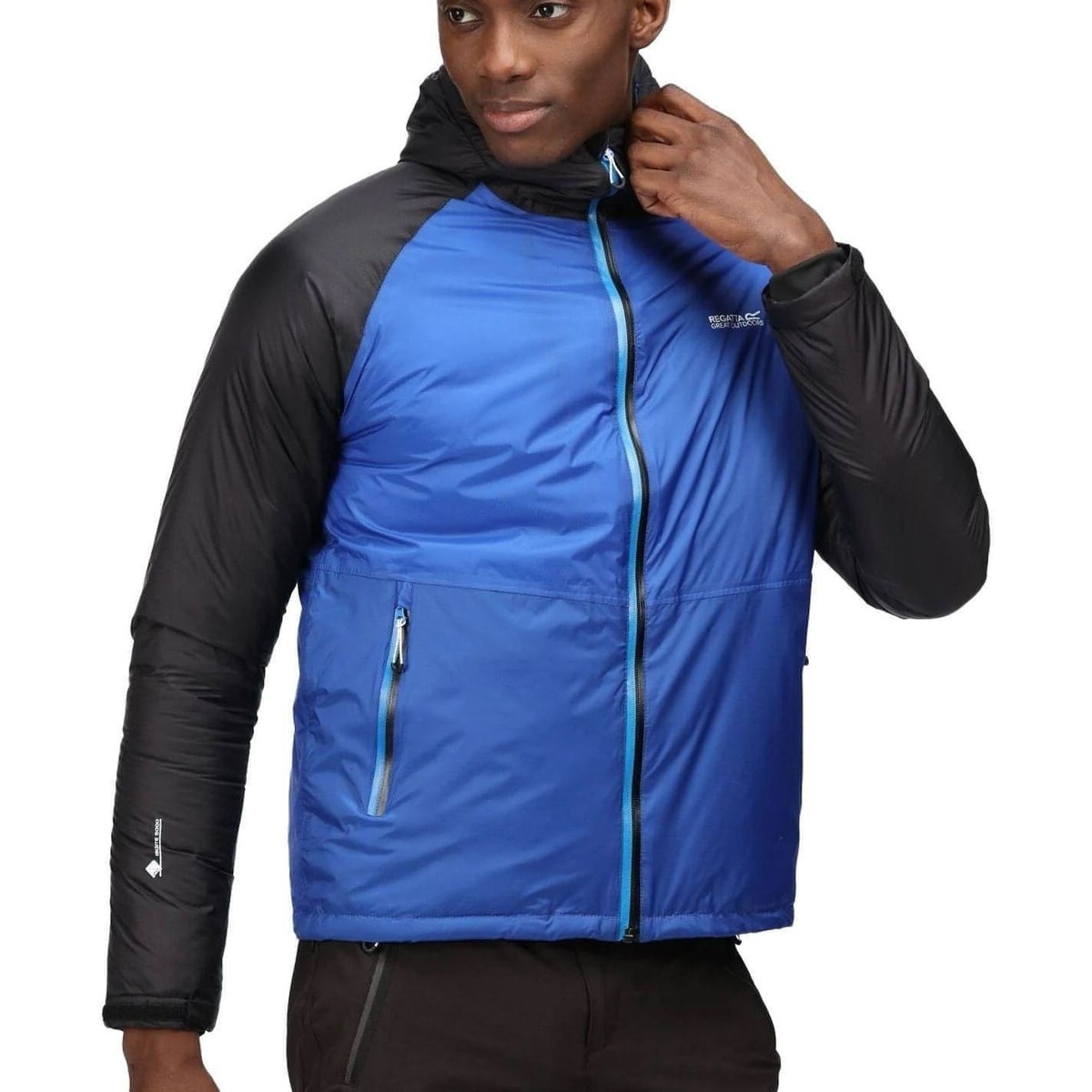 Regatta Radnor Insulated Mens Waterproof Jacket Blue Hooded