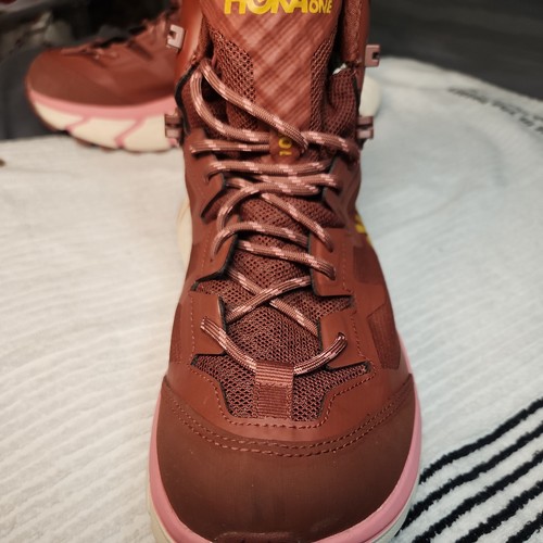Hoka One One TENNINE Hike GTX Gore-Tex Cherry Mahogany Size 10 B - Picture 5 of 15