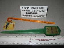 Flicker flasher VariVue 1960s BOWLING ALLEY swizzle stick plastic