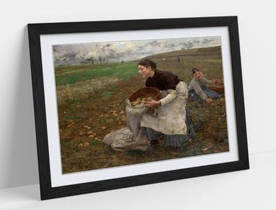 OKTOBER, JULES BASTIEN - LEPAGE - GERAHMTER WANDBILD PAPIERDRUCK POSTER