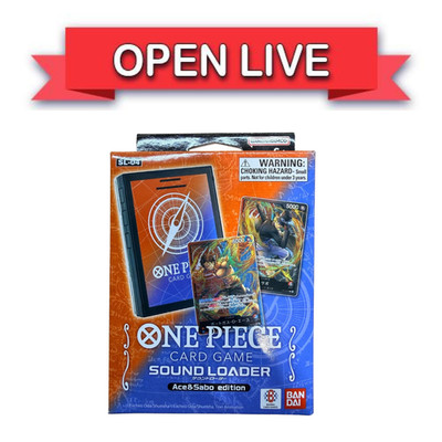 Open Live One Piece TCG Sound Loader 2026 Ace & Sabo Edition English Sealed