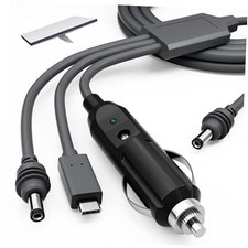 Starlink Mini 3-in-1 DC Power Cable USB-C 12-24V Cigarette Lighter Plug  16FT