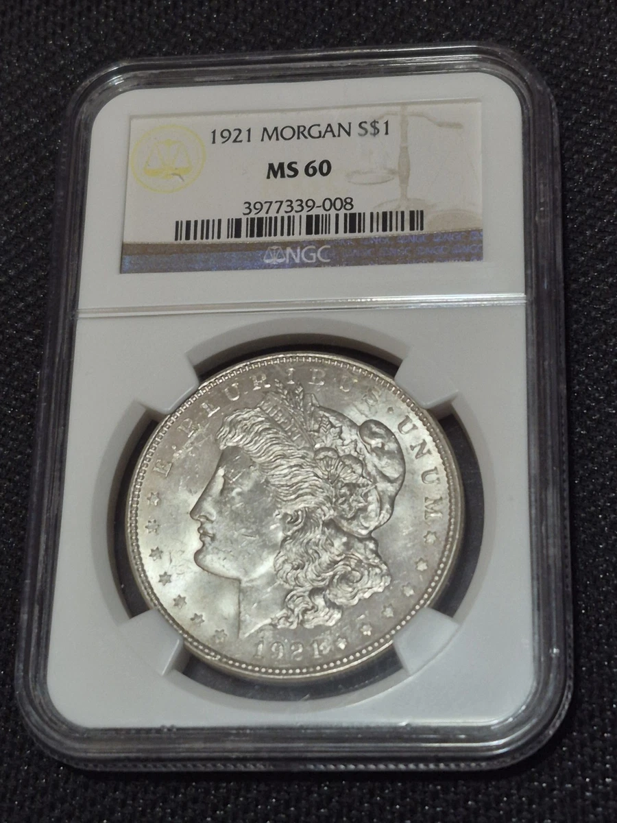 MS 60 Graded 1921 Year Morgan US Dollars (1878-1921) for sale | eBay