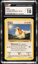 CGC 10 Pidgey - Pokemon (2002) Legendary Collection - 85/110 on eBay