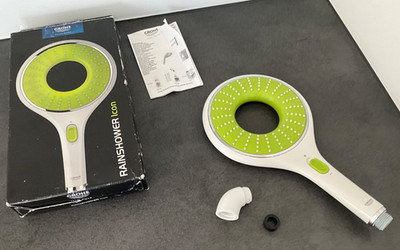 Grohe Rainshower Icon 150 Handbrause in moon white/eco green