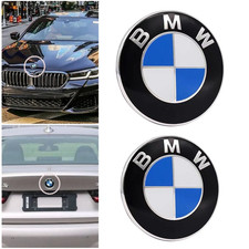 BMW 82mm Bonnet Boot Hood Trunk Emblem Badge Round for E46 E60 E90 F10 F30