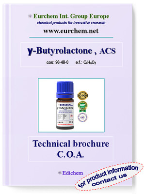 Fachbuch y-BUTYROLACTON, ACS, CAS 96-48-0, G.M.P. , Prospekt in Englisch