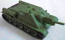 SU-122 Assault Dark Green Camo World Tank Museum Series 07
