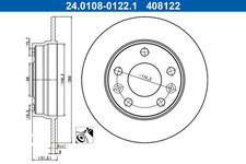 2x Bremsscheibe Hinterachse für MITSUBISHI NISSAN RENAULT ASX JUKE CAPTUR II