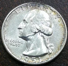 1951 Washington Quarter — photo from another recent sale