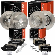 Front Rear Vented Disc Brake Rotors for Lexus GS200T GS350 GS450H IS200T RC300