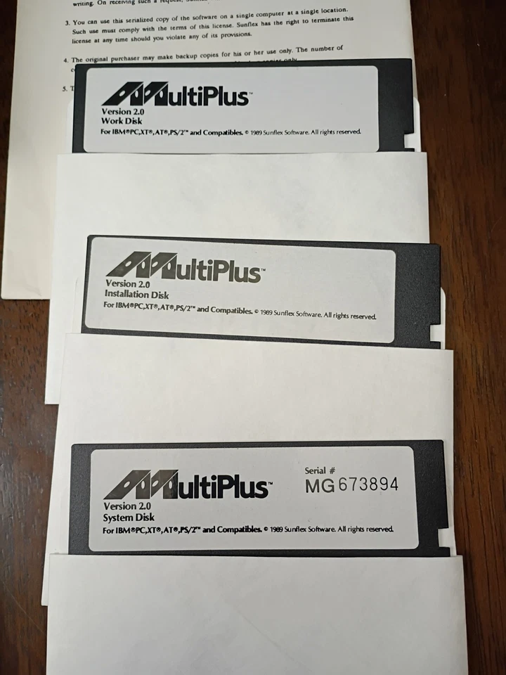 Sunflex Desktop Manager And Antivirus Multi plus 1989 Vintage  - Image 3 of 4