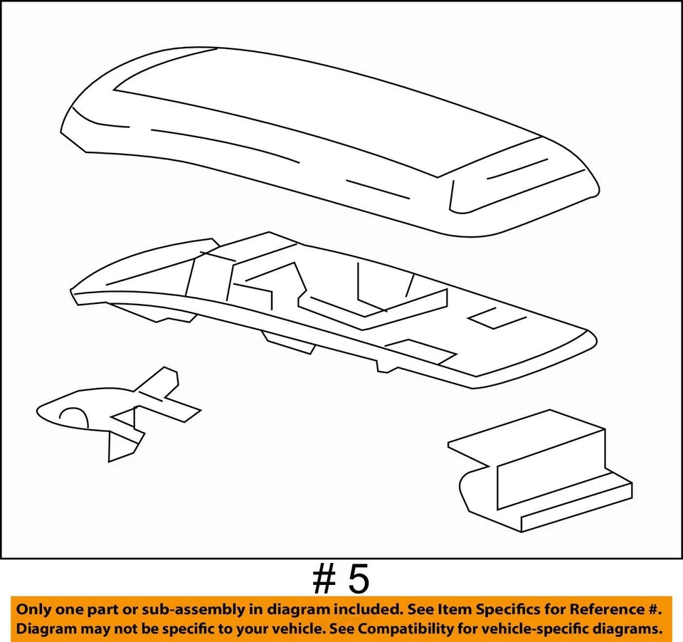 REPOSABRAZOS PARA CHEVROLET MALIBU 2006-2008 ASM FLR CNSL DK 10361888 - NUEVO OEM Foto 3 de 3