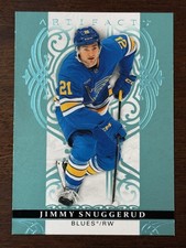 2026-27 Upper Deck Artifacts - Jimmy Snuggerud #65 AQUA BLUE