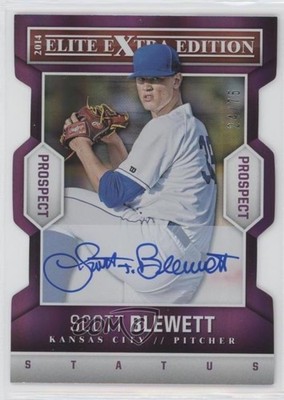 2014 Panini Elite Extra Edition Prospects 24/75 Scott Blewett #36 Auto fm0