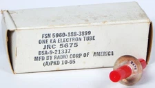 RCA JRC 5675 VACUUM TUBE BOX UNTESTED MILITARY VTG TRANSMITTING TRIODE HAM RADIO