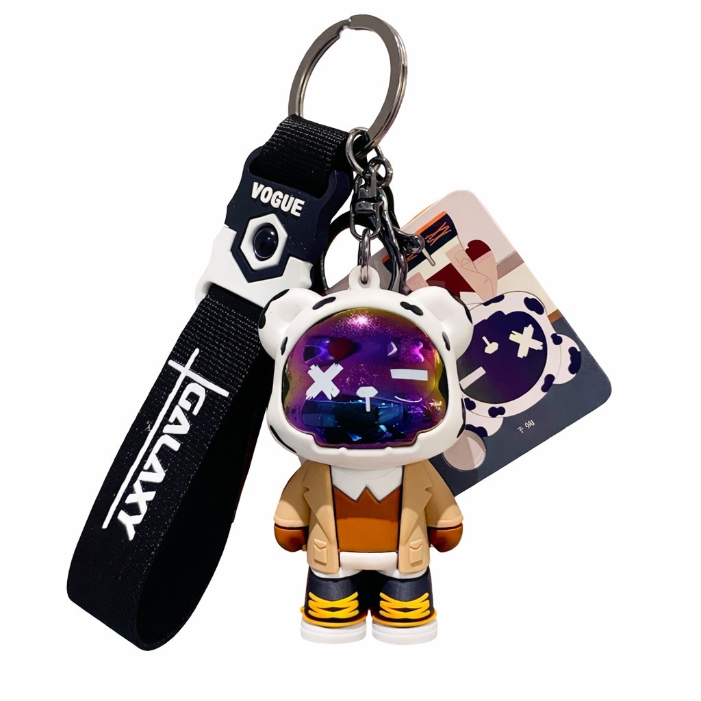 Galaxy Astronaut Bear Bag Charm
