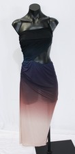 Victoria's Secret Women's Siren Sunset Ombré One Shoulder Dress BE5 Multi Small