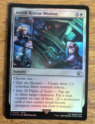 MTG Final Fantasy, Aerith Rescue Mission - Foil | eBay