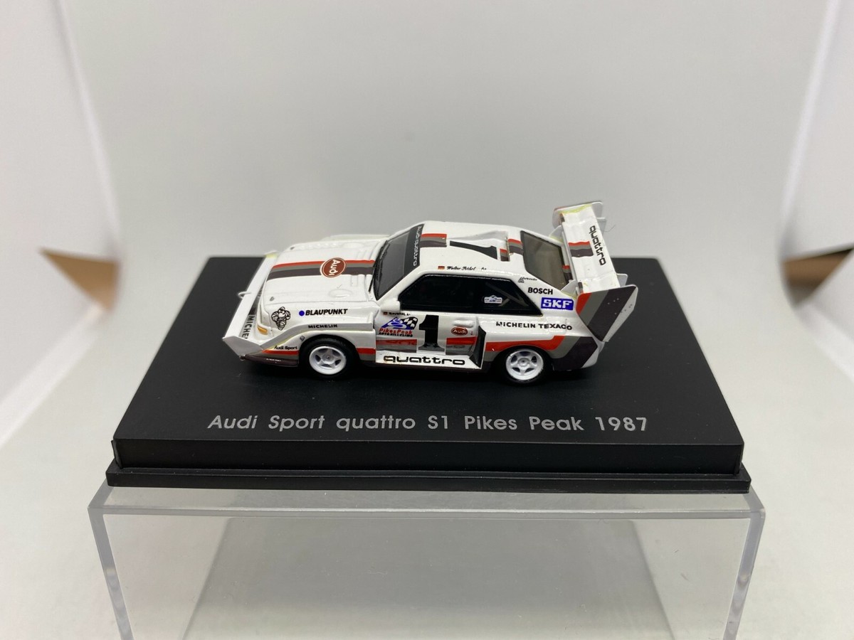 Spark 1:87 Audi Sport Quattro S1 Pikes Peak 1987 Press Model